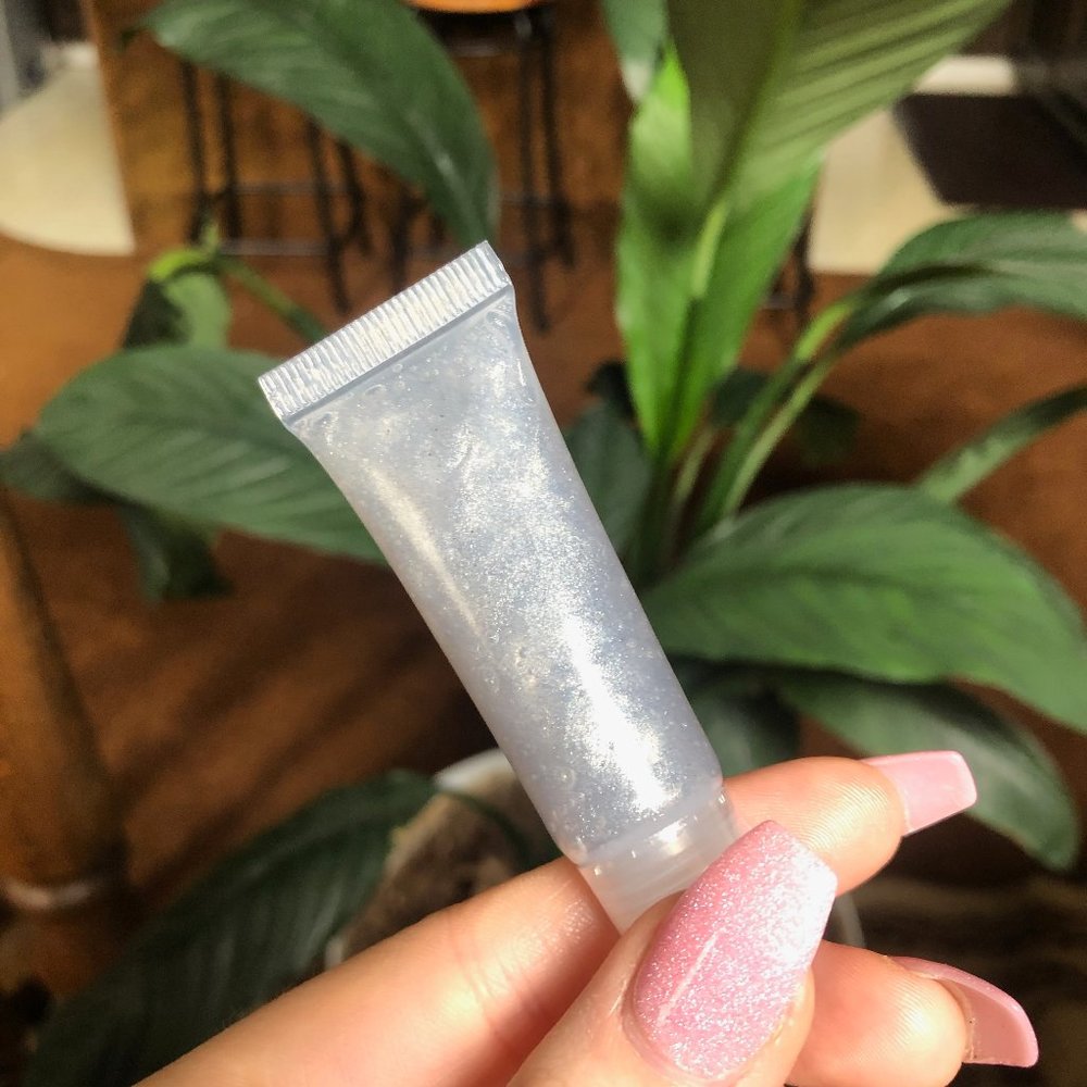 Custom Grape Flavored Glitter Lip Gloss